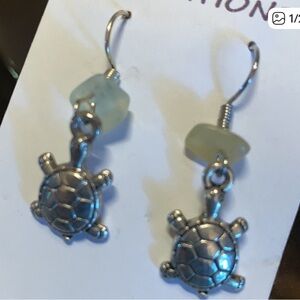 Turtle Dangle Earrings
